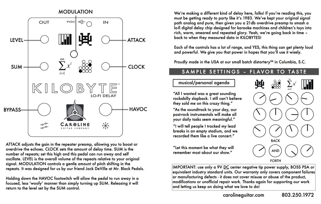 kilobyte pedal Kilobyte™ – 30th Street Guitars