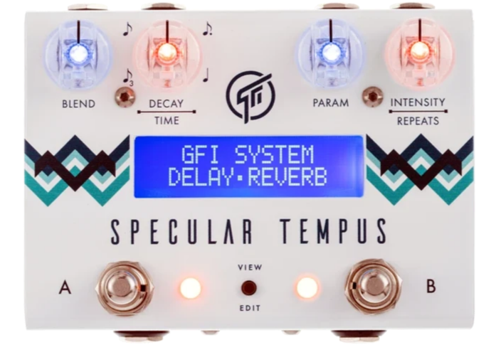 ★新同 GFI SYSTEM SPECULAR TEMPUS ディレイ リバーブ Specular Tempus – 30th Street Guitars